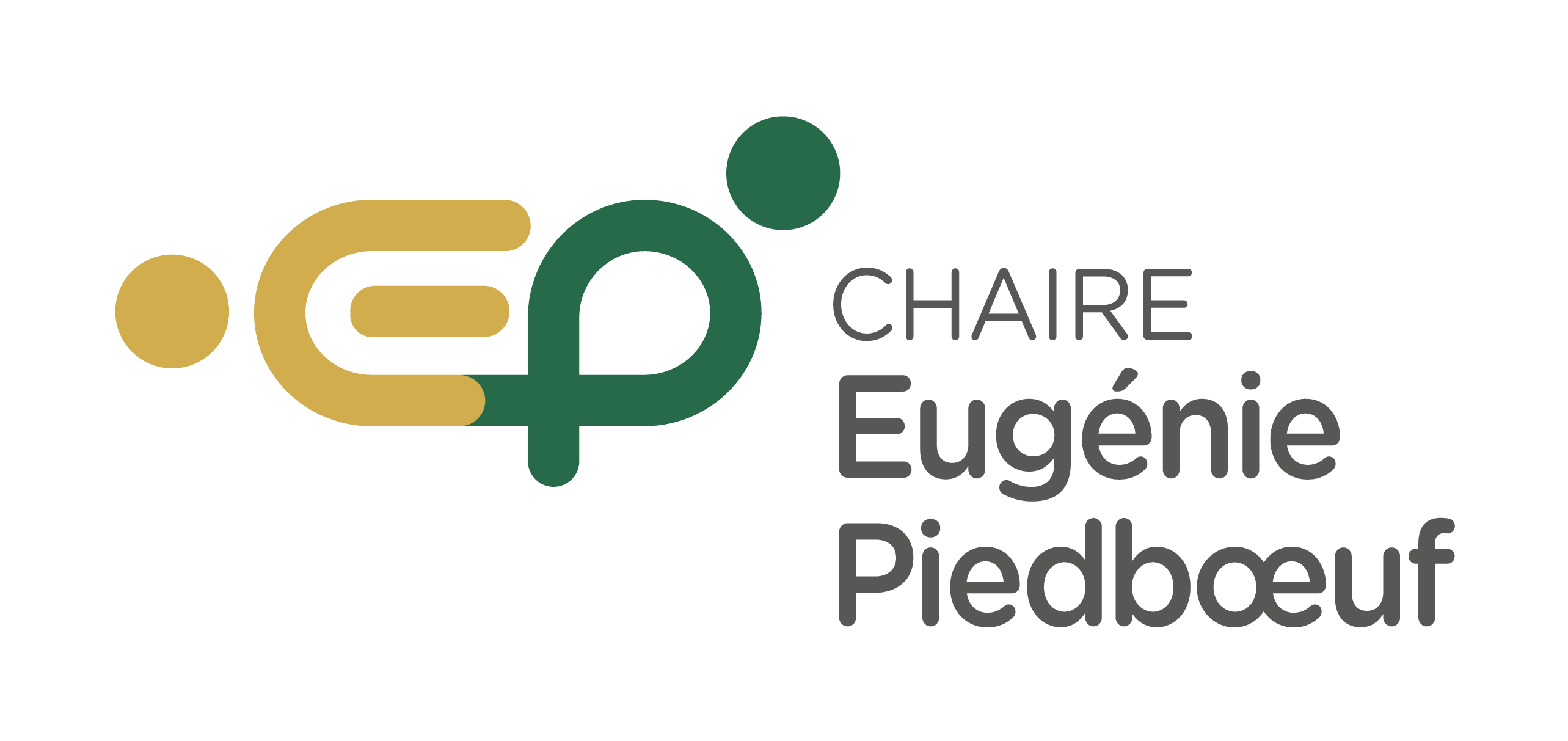 Logo de Chaire Eugénie-Piedboeuf